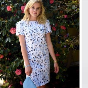 Draper James Printed Denim Shift Dress*